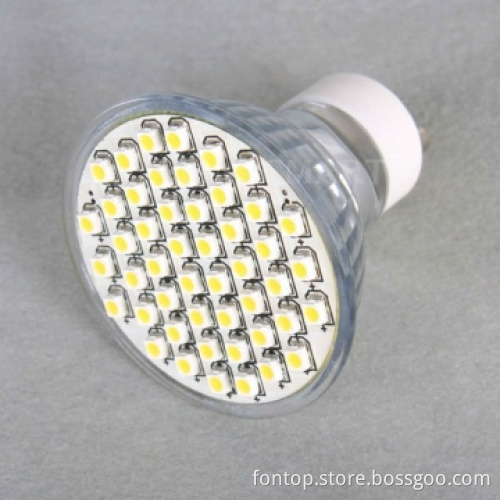 48SMD LED GU10 3W Warm White 220LM